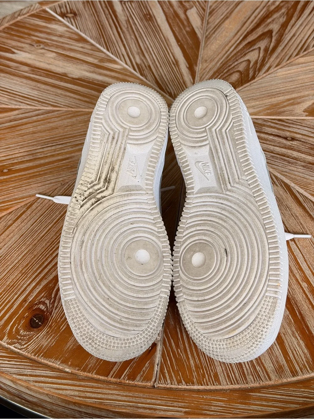 Nike Kids White Air Force 1 Low-Top Sneakers